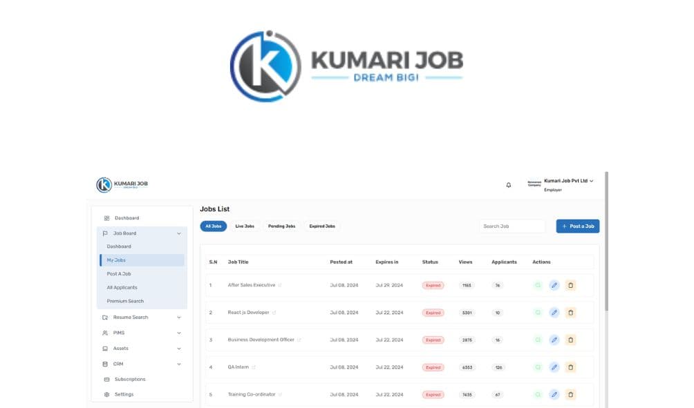 Recruitment Management System
