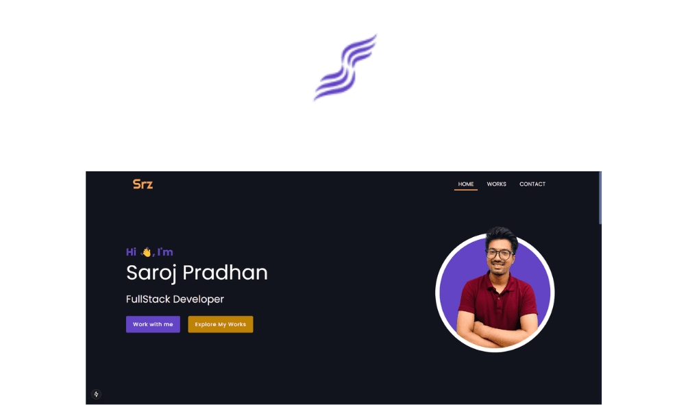 saroj pradhan's work Developer Portfolio with Next.js